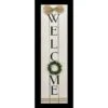 Welcome Wood Plank Sign With 3D Accents, 8x32 -Luxeframe Shop welcome wood plank sign with 3d accents 8x32 1