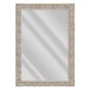 Weston Brown & Antique White Framed Wall Mirror, 31x43