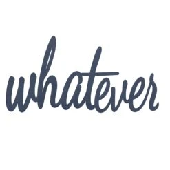 Whatever Metal Wall Sign, 20x10
