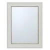 White & Gold Framed Wall Mirror, 22x28