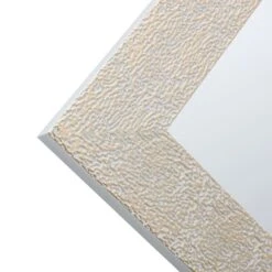White & Gold Textured Wall Mirror, 24x36 -Luxeframe Shop white gold textured wall mirror 24x36 3
