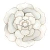 White Metal Flower Wall Decor, 20"