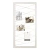 White String Collage With Clothespin Photo Clips, 20x40 -Luxeframe Shop white string collage with clothespin photo clips 20x40 1