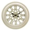 White Studio Cutout Wall Clock, 23" -Luxeframe Shop white studio cutout wall clock 23