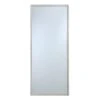 White Wood Frame Leaner Mirror, 24x58