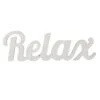 White Wood Relax Monogram Wall Sign, 24x8 -Luxeframe Shop white wood relax monogram wall sign 24x8 1