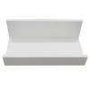 White Wooden Photo Wall Ledge, 12" -Luxeframe Shop white wooden photo wall ledge 12