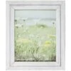 Whitewash Flat With Grooved Line Profile Wall Frame, 8x10