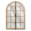 Wood Arched Wall Mirror, 31x48 -Luxeframe Shop wood arched wall mirror 31x48 1