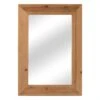 Wood Grain Wall Mirror, 26x36