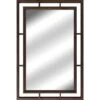 Wood Open Framed Wall Mirror, 24x36 -Luxeframe Shop wood open framed wall mirror 24x36 1
