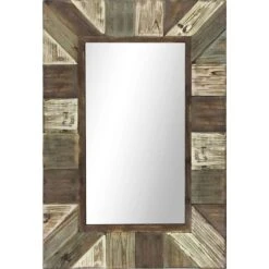 Wood Wall Mirror, 28x40