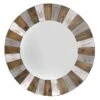 Wooden Multicolored Patch Round Wall Mirror, 30" 2 Wooden Multicolored Patch Round Wall Mirror, 30" -Luxeframe Shop wooden multicolored patch round wall mirror 30