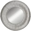Woven-Look Studio Round Wall Mirror, 24"