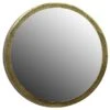 Yellow Accent Round Wall Mirror, 7" -Luxeframe Shop yellow accent round wall mirror 7