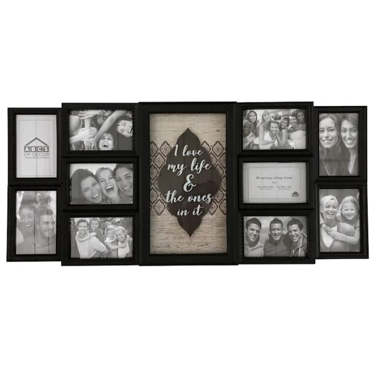 Luxeframe Shop -Luxeframe Shop 10 opening black collage i love my life the ones in it 31x14 1 768x768 1