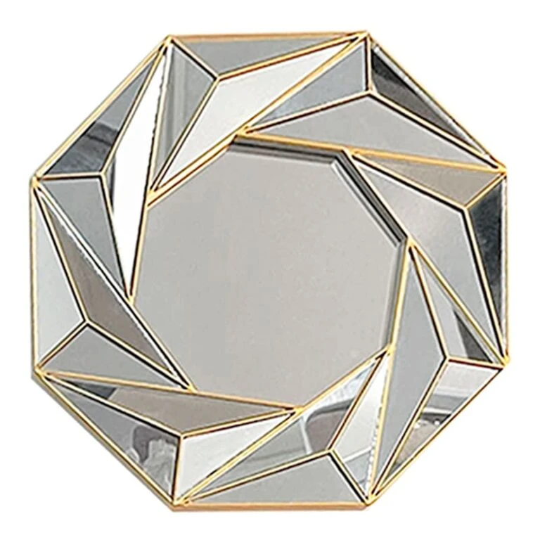 Luxeframe Shop -Luxeframe Shop 10x10 mirrored geo swirl 3pc set 1 768x768 1